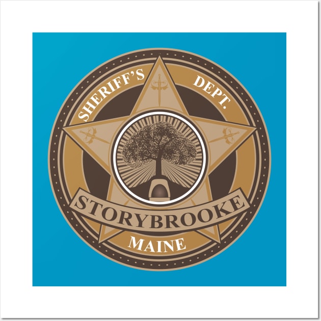 Storybrooke Sheriff Wall Art by vancityfilming